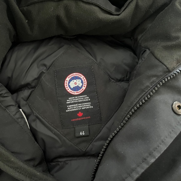 Kids Canada Goose Heavy Weight Coat Size 4-5 Guaranteed Authentic - Picture 2 of 7